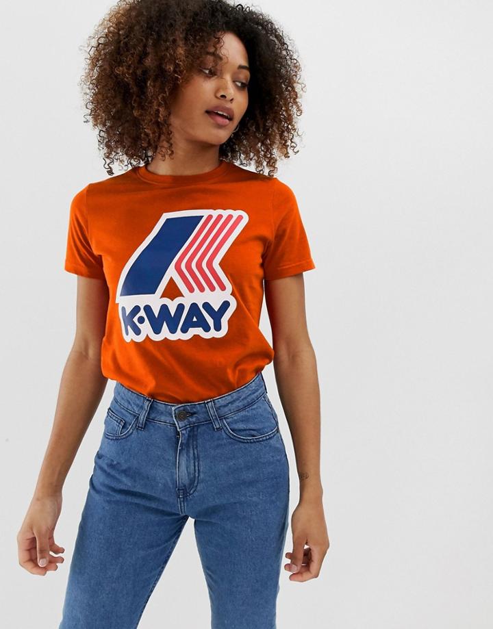 K Way Pete Logo Tee - Orange