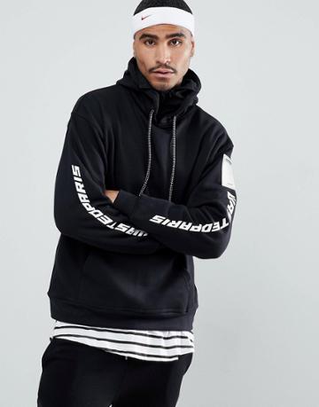 Wasted Paris Squadra Hoodie In Black - Black