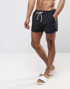 Selected Homme Runner Swim Shorts - Black