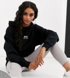 Helly Hansen Yu Hoodie In Black With Logo