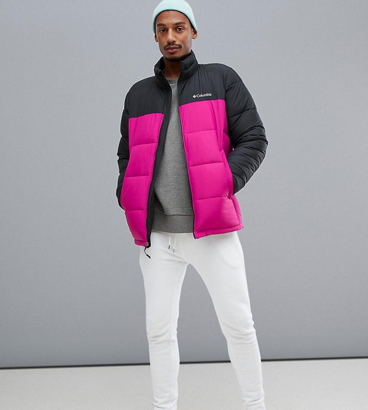 Columbia Exclusive To Asos Pike Lake Jacket In Pink/black - Purple