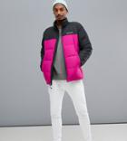 Columbia Exclusive To Asos Pike Lake Jacket In Pink/black - Purple