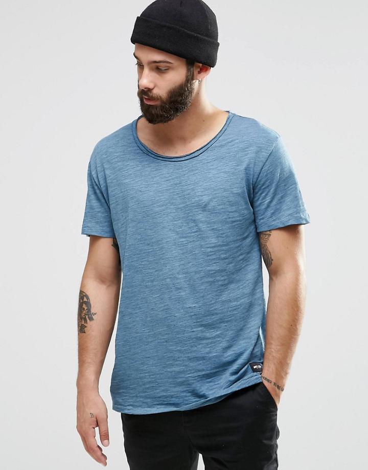 Only & Sons Scoop Neck T-shirt - Blue