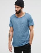 Only & Sons Scoop Neck T-shirt - Blue