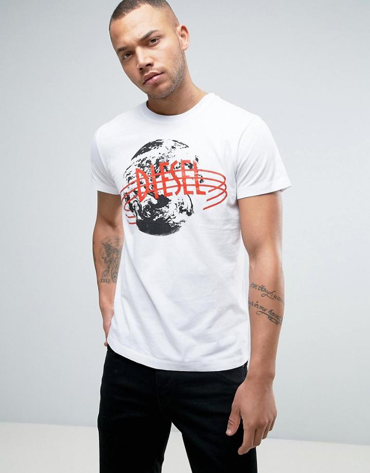 Diesel T-diego-nc T-shirt - White