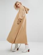 Kkxx Hooded Sweat Dress - Tan