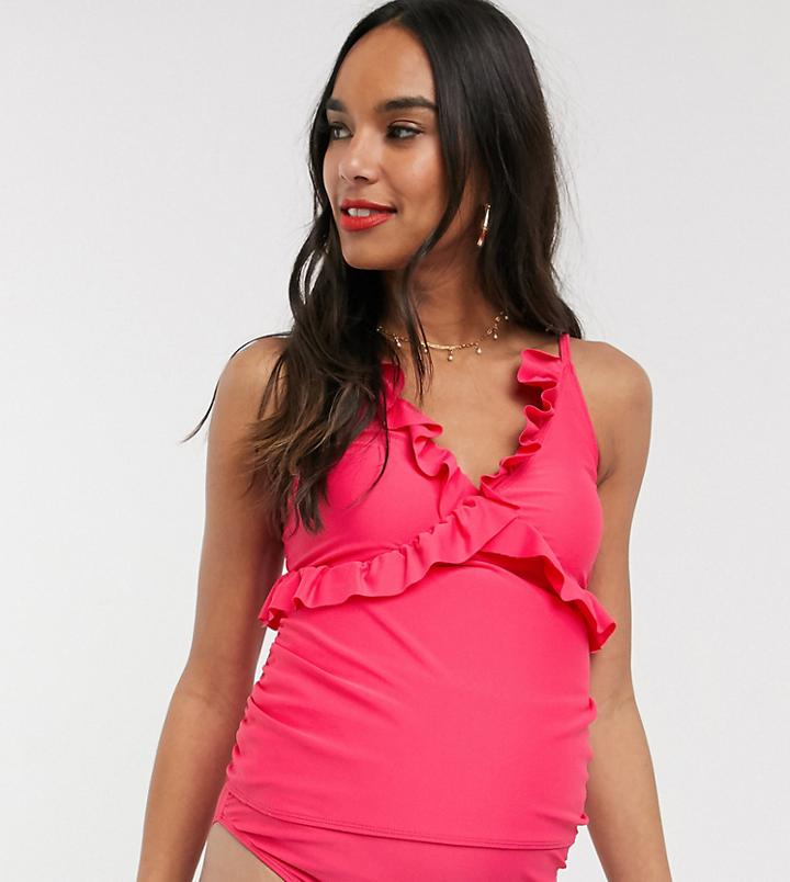 Unique 21 Maternity Bikini Bottom-pink