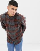 Another Influence Gray Flannel Shirt - Gray