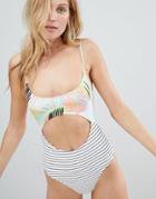 Rip Curl Miami Vibes Cheeky Swimsuit - Multi