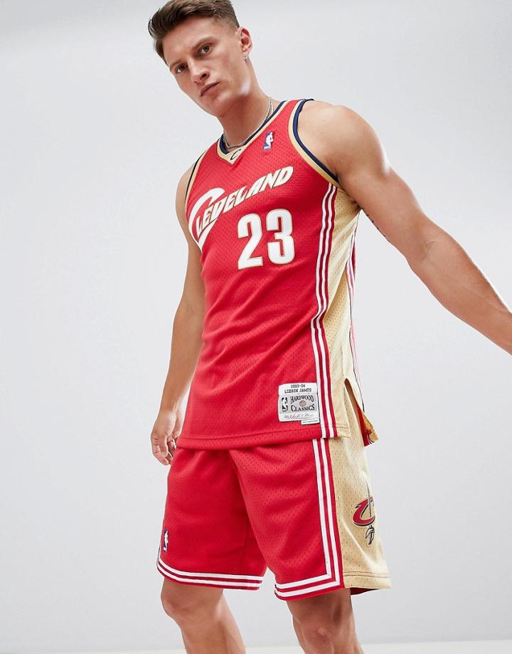 Mitchell & Ness Nba Cleveland Cavaliers Swingman Tank - Red