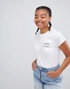 Heartbreak You Make Me Ugly Laugh T Shirt - White
