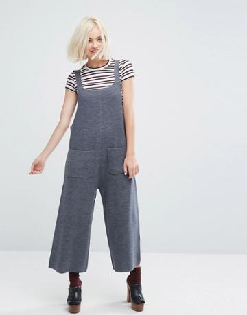 Paul & Joe Sister Knitted Slouchy Jumpsuit - Gray