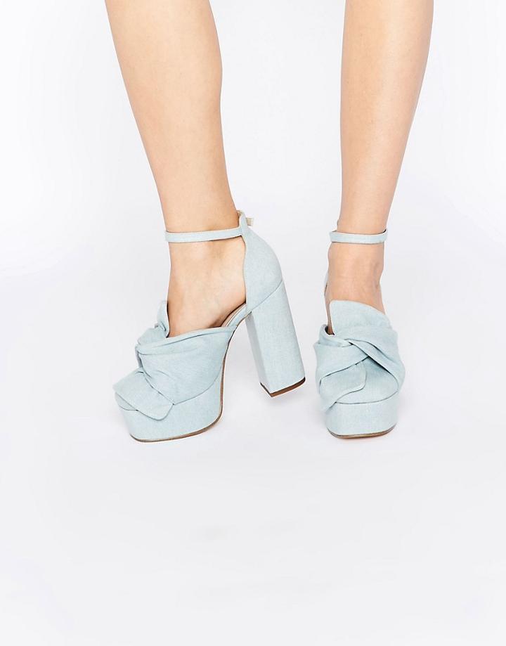 Asos Puppet Show Platforms - Denim