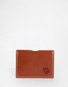Fjallraven Ovik Leather Card Holder - Brown