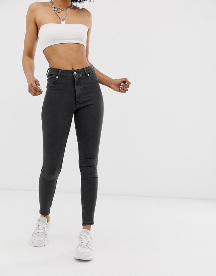Cheap Monday High Spray Skinny Jeans-gray