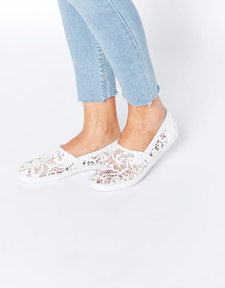 Asos Dede Canvas Sneakers - Cream