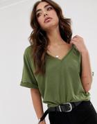 G-star Joosa Organic Cotton V-neck T-shirt - Green