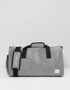 Spiral Duffel Bag In Crosshatch Gray - Gray