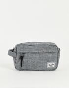Herschel Supply Co Chapter Toiletries Bag In Gray Crosshatch-grey