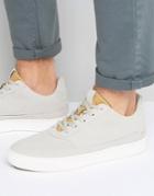 Systvm Mid Sneakers In Stone - White