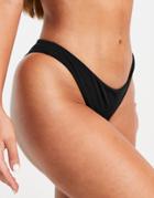 Weekday Ava Mix And Match Cheeky Bikini Bottoms In Black