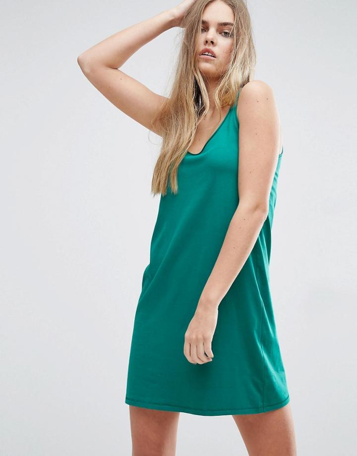 Asos Ultimate Mini Tank Dress - Green