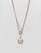 Designb London Locket & Delicate Pendant Layering Necklaces - Gold