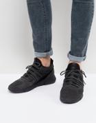 Cortica Rapide Knit Sneakers In Black - Black