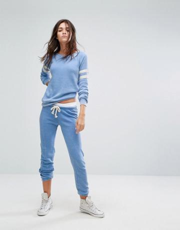 Ocean Drive Burn Out Joggers - Blue