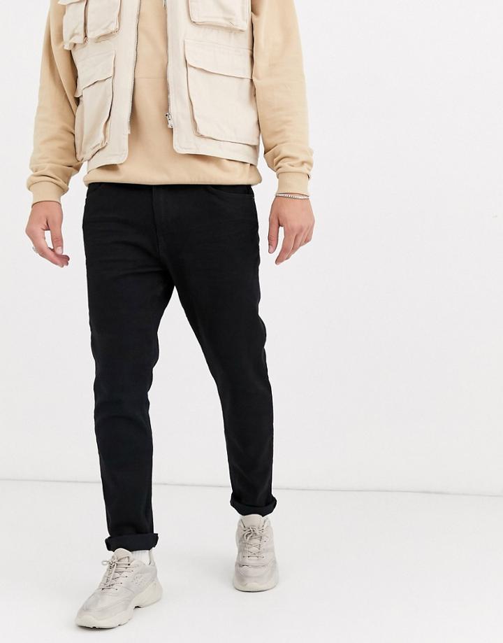 Bershka Slim Fit Jeans In Black