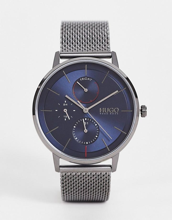 Hugo Exist Mesh Watch In Gray 1530171-grey