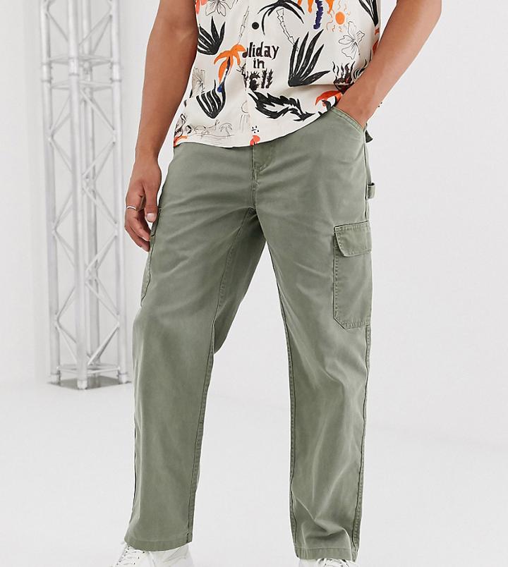 Reclaimed Vintage Cargo Pants-blue