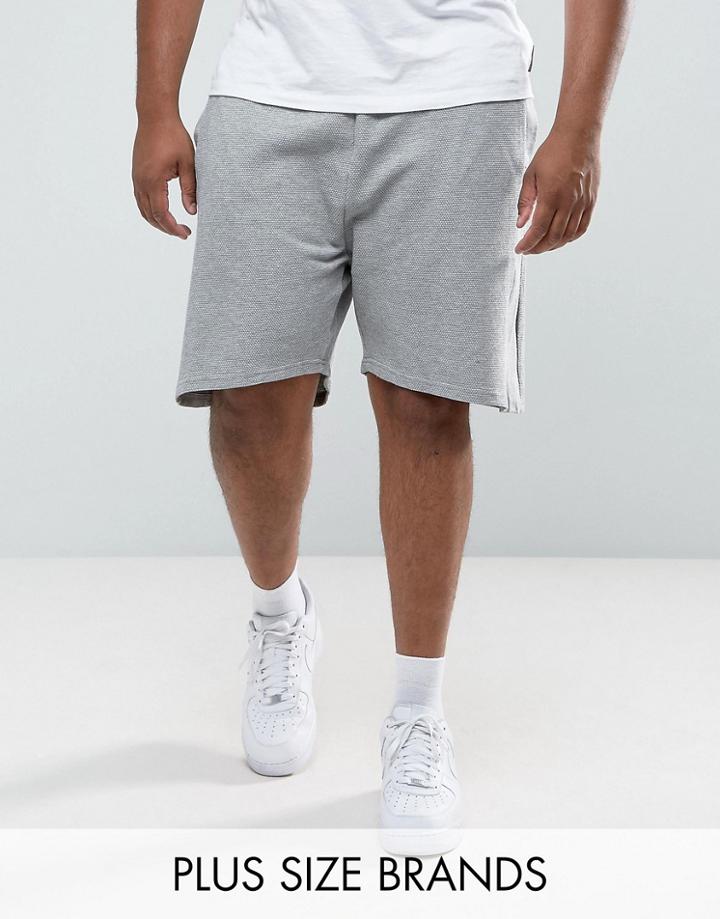 Lambretta Plus Heavy Pique Short - Gray