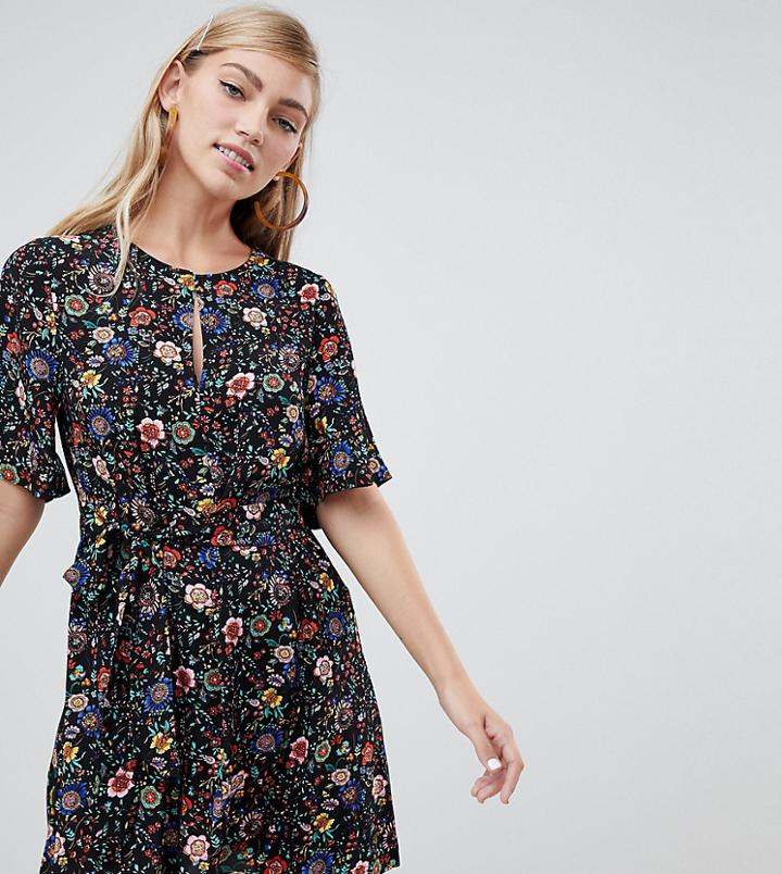 Stradivarius Floral Print Dress - Multi