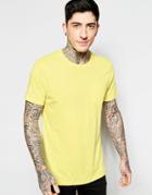 Brave Soul Plain T-shirt - Yellow