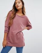 Jdy Oversized Sweatshirt - Pink