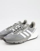 Adidas Originals Zx 1k Boost Sneakers In Gray-grey