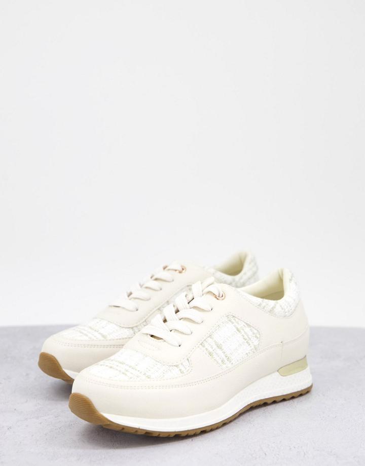 Miss Selfridge Tara Off White Sneakers