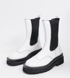 Z Code Z Exclusive Nora Vegan-friendly Chunky Chelsea Boots In White