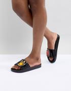 Vivienne Westwood For Melissa Beach Slide Charming - Black