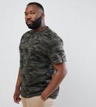 Duke Plus T-shirt In Camo Print - Green