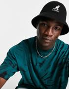 Kangol Bermuda Hat With Large Logo In Black