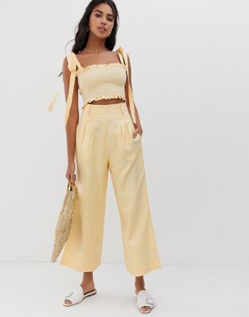 Capulet Lucy Wide Leg Pants-yellow