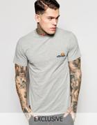 Ellesse T-shirt With Small Chest Logo - Gray