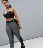 Only Play Glam Aop Curve Training Tight - Black