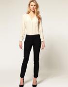 Asos Slim Pants With Jet Pocket - Hollyhock $35.00