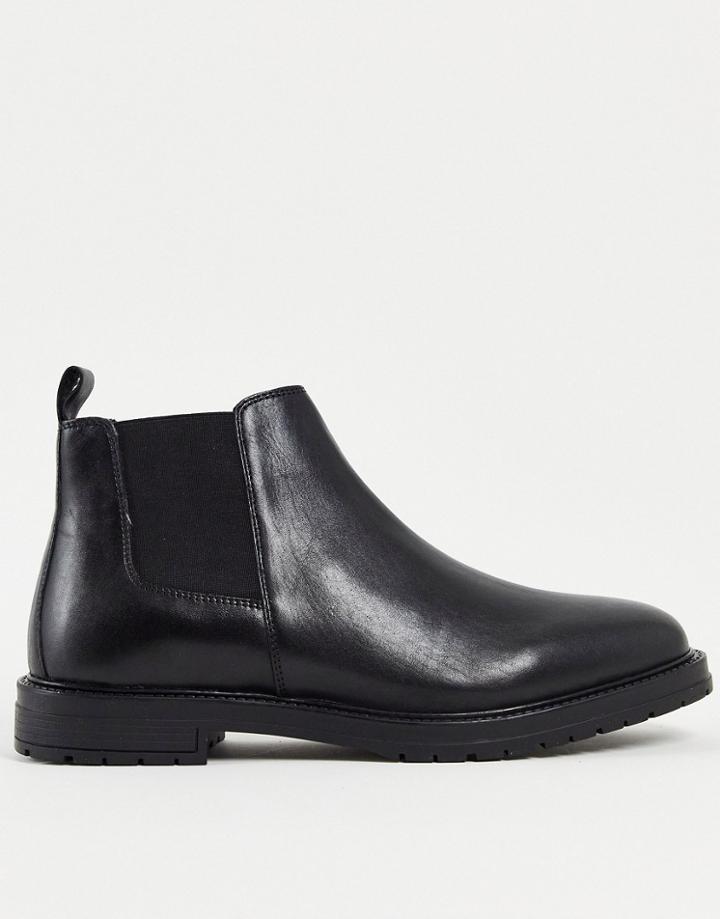 River Island Chelsea Boot In Black