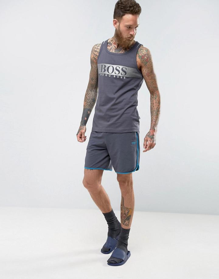 Boss By Hugo Boss Lounge Shorts In Regular Fit - Navy