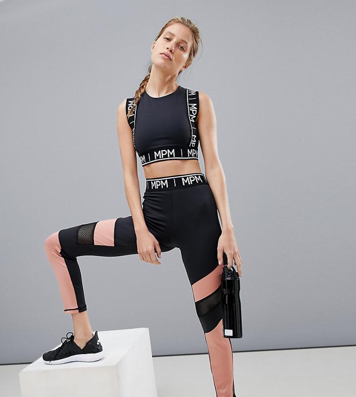 Mink Pink Spliced Full Legging - Black