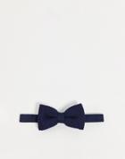 Devils Advocate Knitted Bow Tie-navy